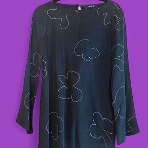 Madewell Black and White Dress